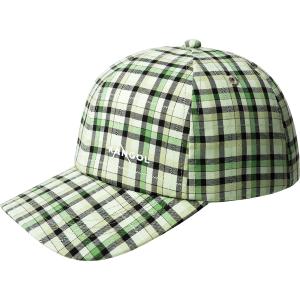 k5442-gm368-casquette-de-baseball-kangol-club-plaid-baseball-green-multi-tu