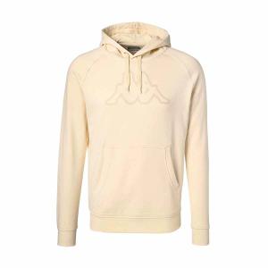 303wep0-a0v-sweatshirt-a-capuche-kappa-zaiver-white-milk-beige