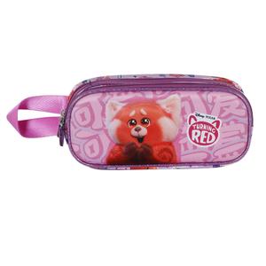 8445118048551-trousse-double-fille-karactermania-disney-pixar-turning-red-yaay-rose-22x8x9-5-cm