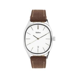 9124322-montre-kelton-grande-colorama-marron-blanc-35-40-mm