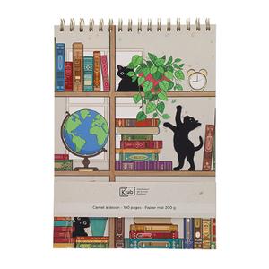 ppcarad34h01-cahier-a-dessin-kiub-bug-art-chatons-bibli-gm-multicolore-tu