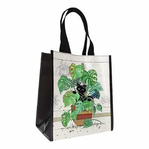 scpr01a19-sac-cabas-plastique-recycle-chaton-monstera-kiub-bug-art-noir-blanc-vert-tu