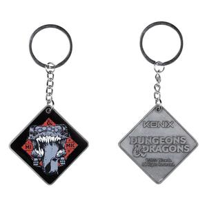 knx78441121186-porte-cle-konix-dungeons-dragons-mimic-gris-noir-tu