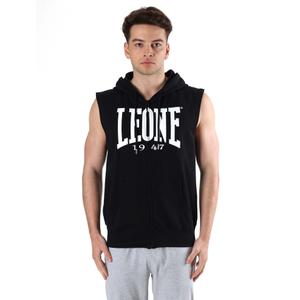 m320t8f10-1500-sweatshirt-a-capuche-zippe-sans-manches-leone-black-white