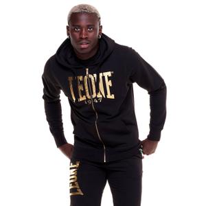 tm4509t6f1009l-sweatshirt-a-capuche-coton-zippee-leone-noir-gold