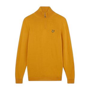 kn1041g-a06-pull-merinos-1-4-zip-lyle-scott-core-amber
