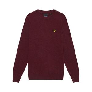 kn2114v-z638-pull-en-laine-d-agneau-col-rond-lyle-scott-blend-burgundy-marl