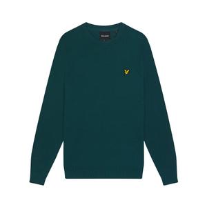 kn821v-w746-pull-en-coton-a-col-rond-lyle-scott-malachite-green