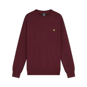 kn821v-z562-pull-col-rond-coton-lyle-scott-burgundy