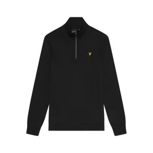 ml2022v-z865-pull-1-4-zip-lyle-scott-loopback-jet-black