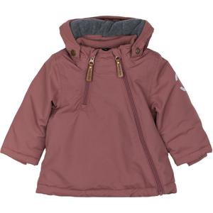 1669ml-1-rose-brown-veste-a-capuche-bebe-mikk-line-solid-rose-brown