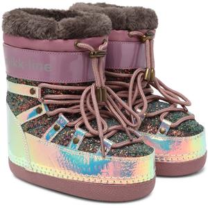 70003-rose-brown-bottes-d-hiver-paillette-enfant-mikk-line-rose-brown