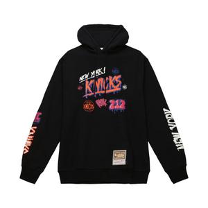 fphd4771-nykyypppblck-sweatshirt-a-capuche-avec-autocollant-slap-new-york-knicks-black