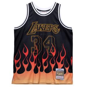 smjybw19136-lalblck96son-maillot-los-angeles-lakers-swingman-flames-1996-97-black