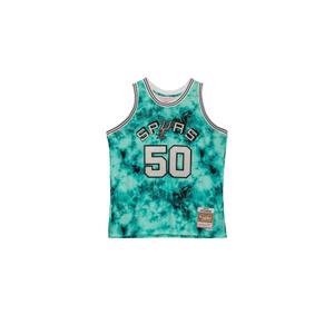 smjykm19053-sasteal98drb-maillot-nba-san-antonio-spurs-david-robinson-teal