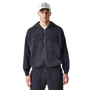 60758713-sweatshirt-a-capuche-zippe-new-era-washed-black
