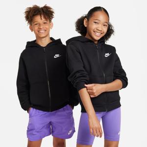 fd3004-010-sweatshirt-zippe-a-capuche-enfant-nike-club-fleece-lbr-noir-blanc