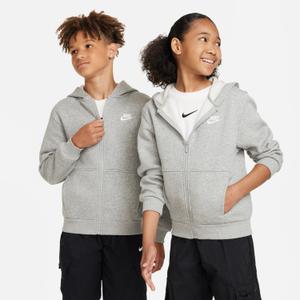 fd3004-063-sweatshirt-zippe-a-capuche-enfant-nike-club-fleece-lbr-gris-fonce-chine-gris-de-base-blanc