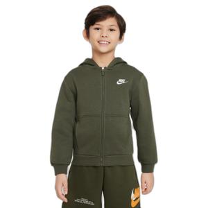 fd3004-325-sweatshirt-zippe-a-capuche-enfant-nike-club-fleece-lbr-kaki-blanc