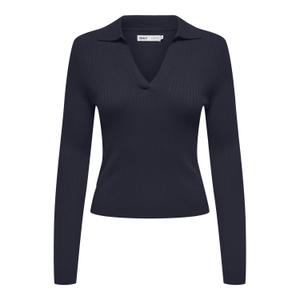 15344841-4843265-polo-col-en-v-manches-longues-femme-only-kaya-night-sky