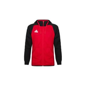 nw6804-0402-sweatshirt-bicolore-zippe-a-capuche-peak-elite-rouge