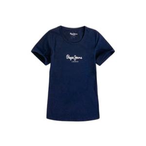 pl505202-595-t-shirt-femme-pepe-jeans-new-virginia-n-navy