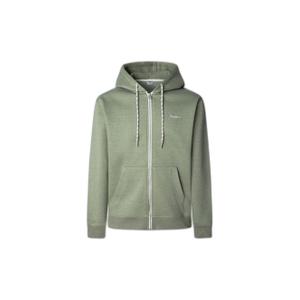 pm5800-017-sweatshirt-a-capuche-pepe-jeans-macbeth-melange-zip-military-green