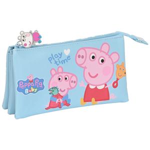 231830-trousse-a-3-compartiments-enfant-peppa-pig-azul-claro-tu