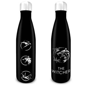 676the001-gourde-aluminium-pyramid-the-witcher-sigils-metal-noir-blanc-tu