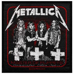 p1357-patch-textile-rock-a-gogo-metallica-mop-band-noir-rouge-blanc-9-7x10-cm