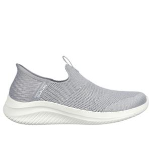 149709-ltgy-baskets-femme-skechers-ultra-flex-30-smooth-step-gris