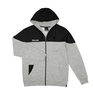 40221811-gr-bl-sweatshirt-zippee-a-capuche-spalding-funk-grey-melange-black