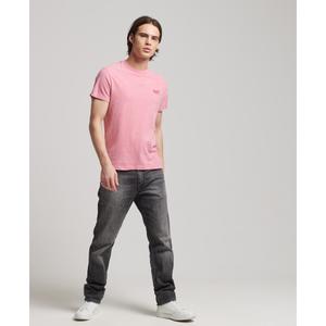 m1011245a-5xe-t-shirt-en-coton-bio-superdry-rose-moyen-poudre