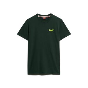 m1011245a-b8j-t-shirt-en-coton-bio-superdry-essential-logo-vert-foret-jaune-fluo