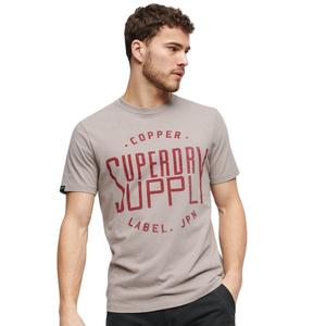m1011900a-1pc-t-shirt-superdry-copper-label-beige-fonce-flamme
