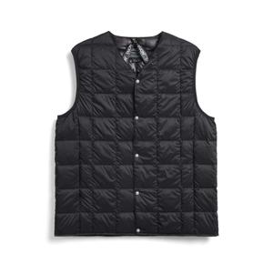 taion-001-black-doudoune-interieure-boutonnee-basique-a-col-en-v-taion-black