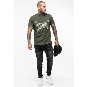 940005-5058-t-shirt-coupe-classique-tapout-basic-olive-ecru