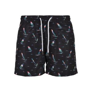 tb2679-00490-u-short-de-bain-urban-classics-pattern-grandes-tailles-noir