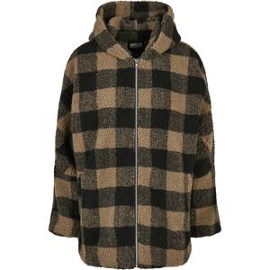 tb3056-03258-polaire-femme-urban-classics-hooded-oversized-check-sherpa-beige-noir