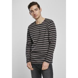 tb3801-02741-u-t-shirt-manches-longues-urban-classics-regular-stripe-grandes-tailles-gris-fonce-noir