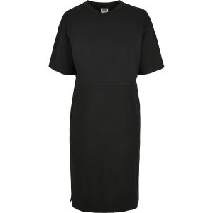tb4091-00007-t-shirt-robe-femme-urban-classics-organic-oversized-slit-noir