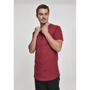 tb638-00606-t-shirt-urban-classic-shaped-long-bordeaux
