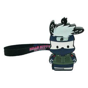 tekn811653-porte-cle-pvc-teknofun-naruto-shipudden-x-hello-kitty-pochacco-kakashi-noir-blanc-vert-tu