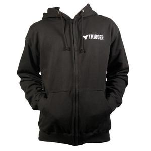 clzibl-sweatshirt-a-capuche-zippe-trigger-club-noir