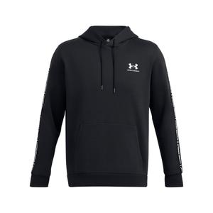 1389356-001-sweatshirt-a-capuche-a-bandes-griffees-under-armour-icon-fleece-noir-blanc