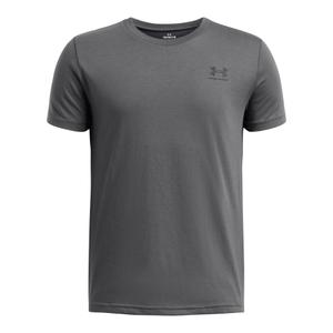 1389962-012-t-shirt-enfant-under-armour-left-chest-gris-fonce-noir