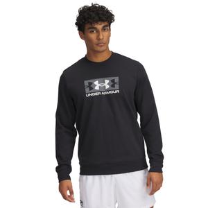 1390140-001-sweatshirt-under-armour-rival-terry-logo-noir-blanc-castlerock