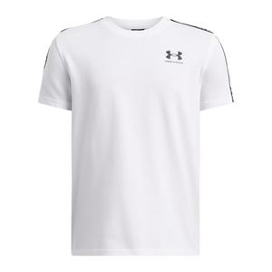 6001583-100-t-shirt-enfant-under-armour-sportstyle-taped-white