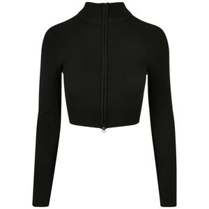 tb5089-00007-cardigan-zippe-court-en-tricot-cotele-femme-urban-classics-noir