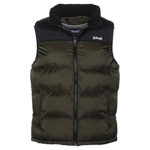 utahv-kaki-doudoune-sans-manches-schott-utah-v-vert-khaki